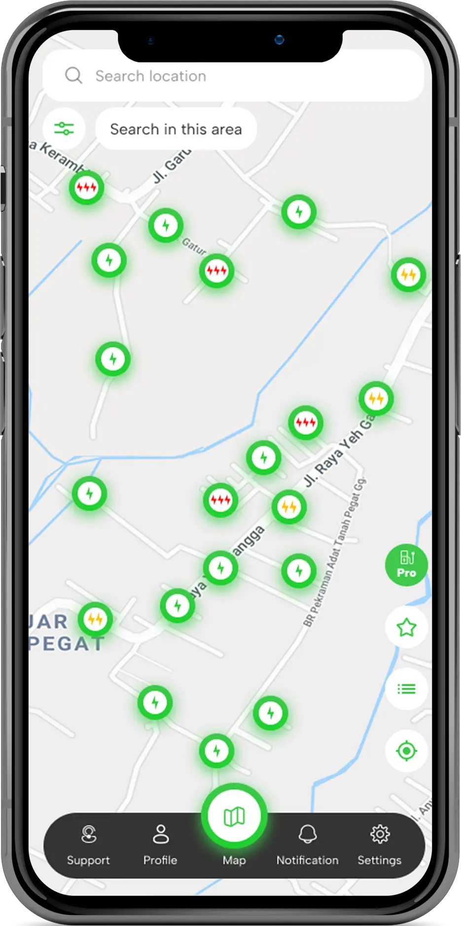 EVDC inner screen
